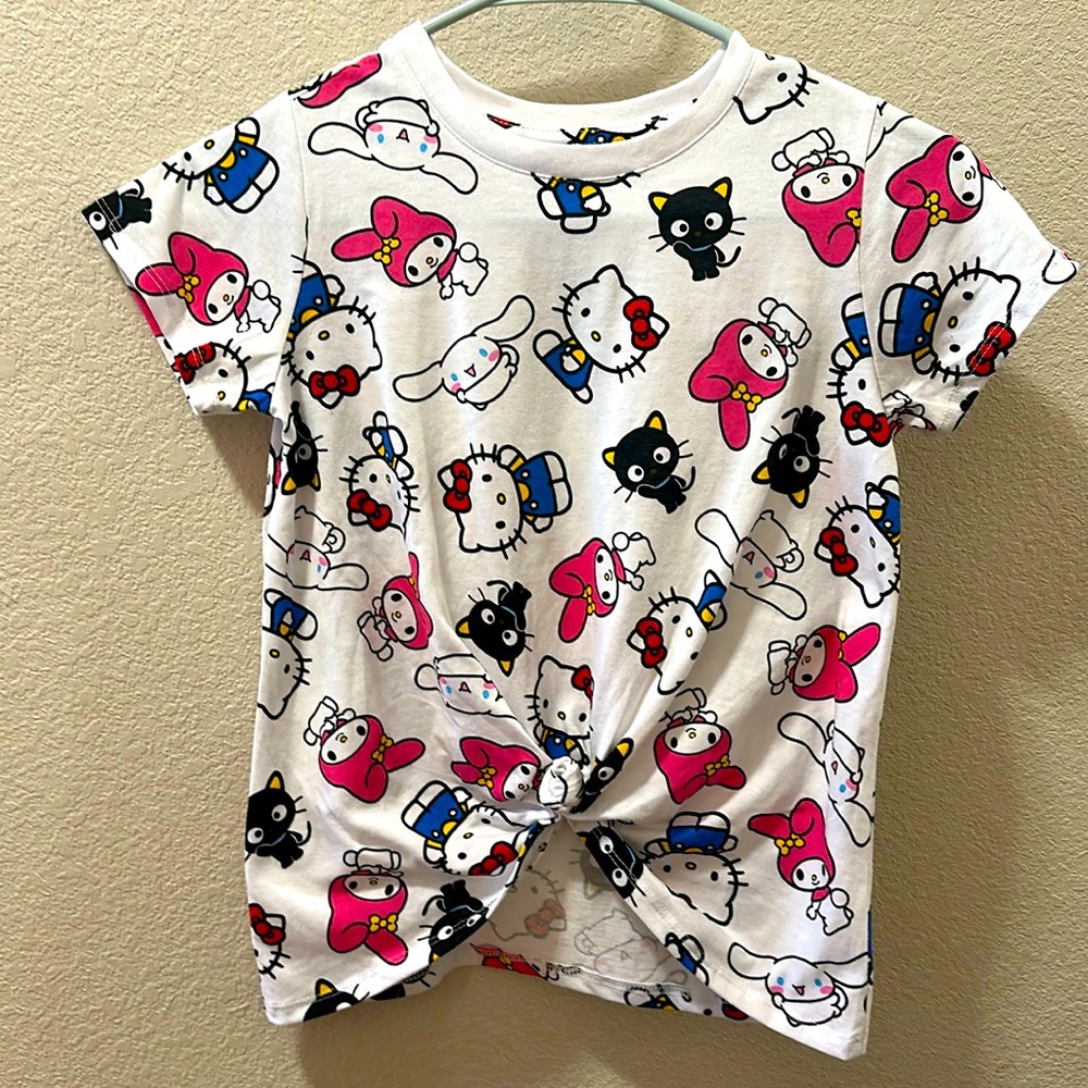 Sanrio Hello Kitty and Friends Cute Twist Tie Top Girls Size M (10/12)